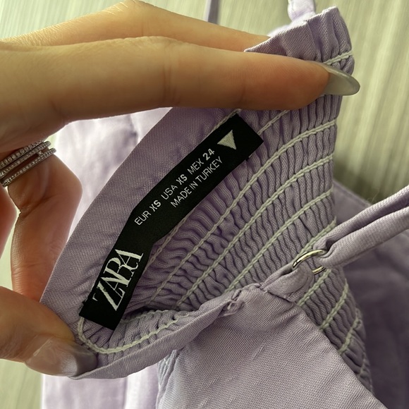 Zara purple taro tank top crop top - xs - Picture 7 of 8